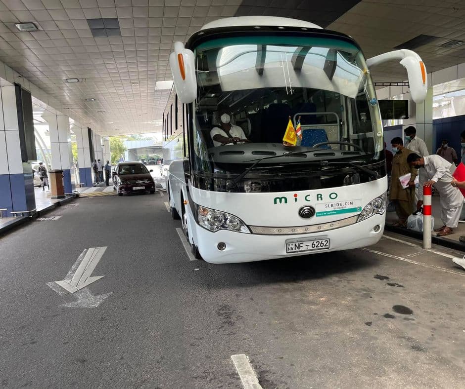 Sri Lanka bus hire - island-wide group journey