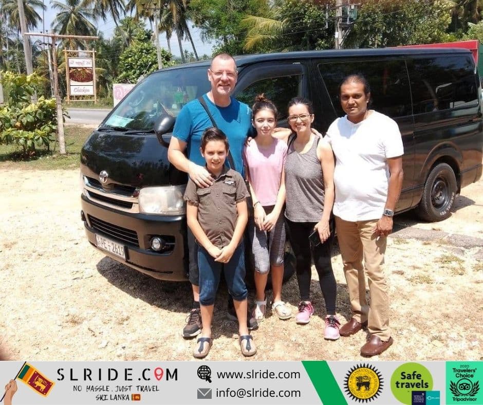 Van with driver Sri Lanka - comfortable travel